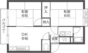 浦部ハイツIIの物件間取画像